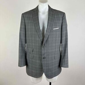 J Hilburn Extrafine Virgin Wool Sport Jacket Size 45S
